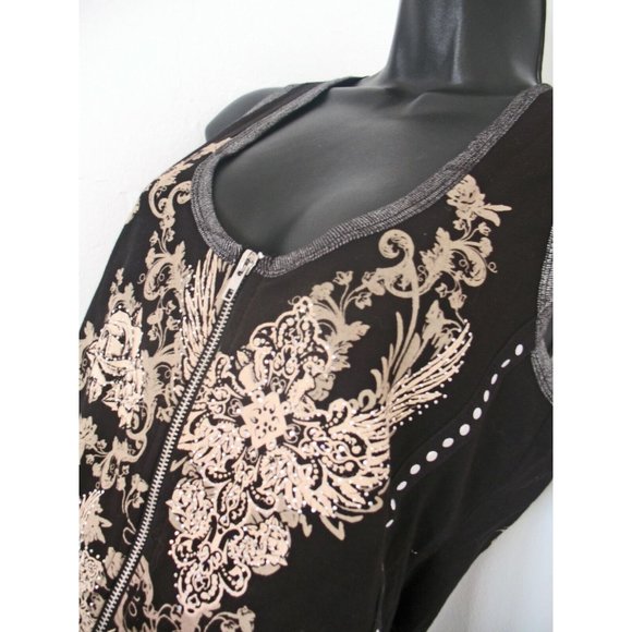 from Los Angeles bus stop Fleur De Lis and Rose tank top size XL - Picture 7 of 7